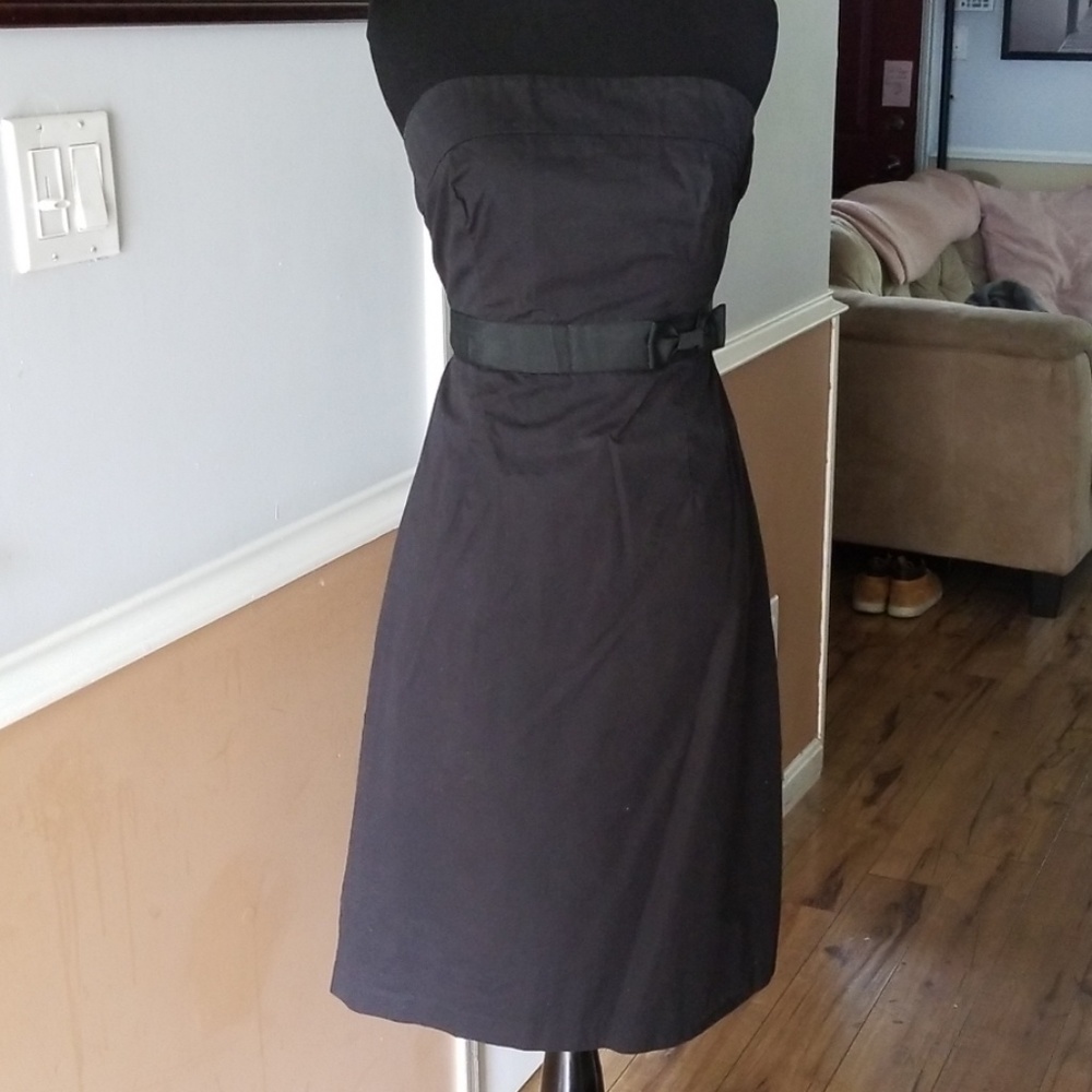 Black Strapless Dress
